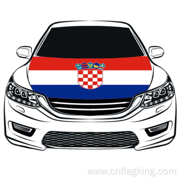 The World Cup Republic of Croatia Flag Car Hood flag 100*150cm Republic of Croatia Hood Flag